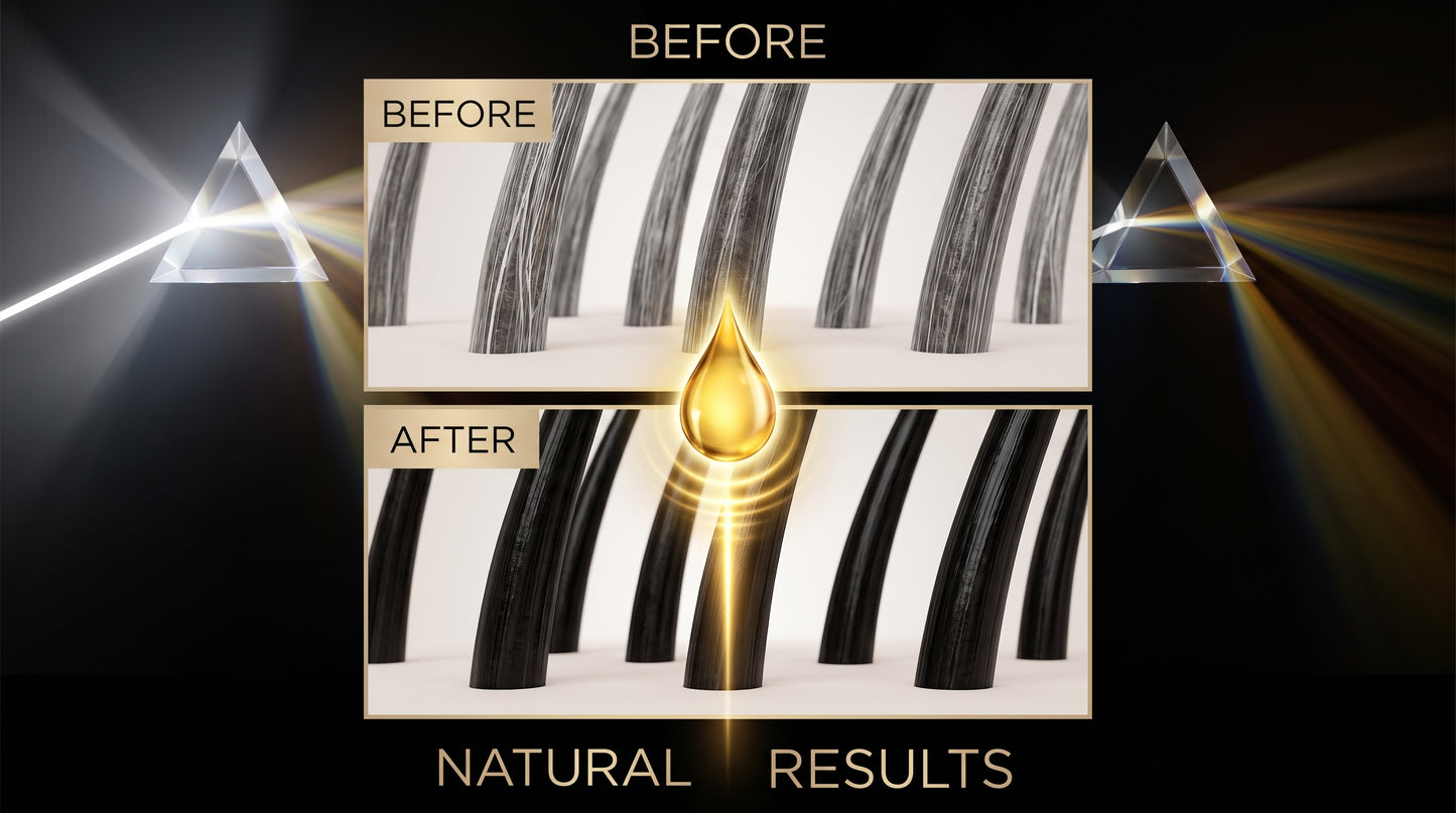Black Gold Revitalizing Hair Oil – Natural Growth & Grey Reversion