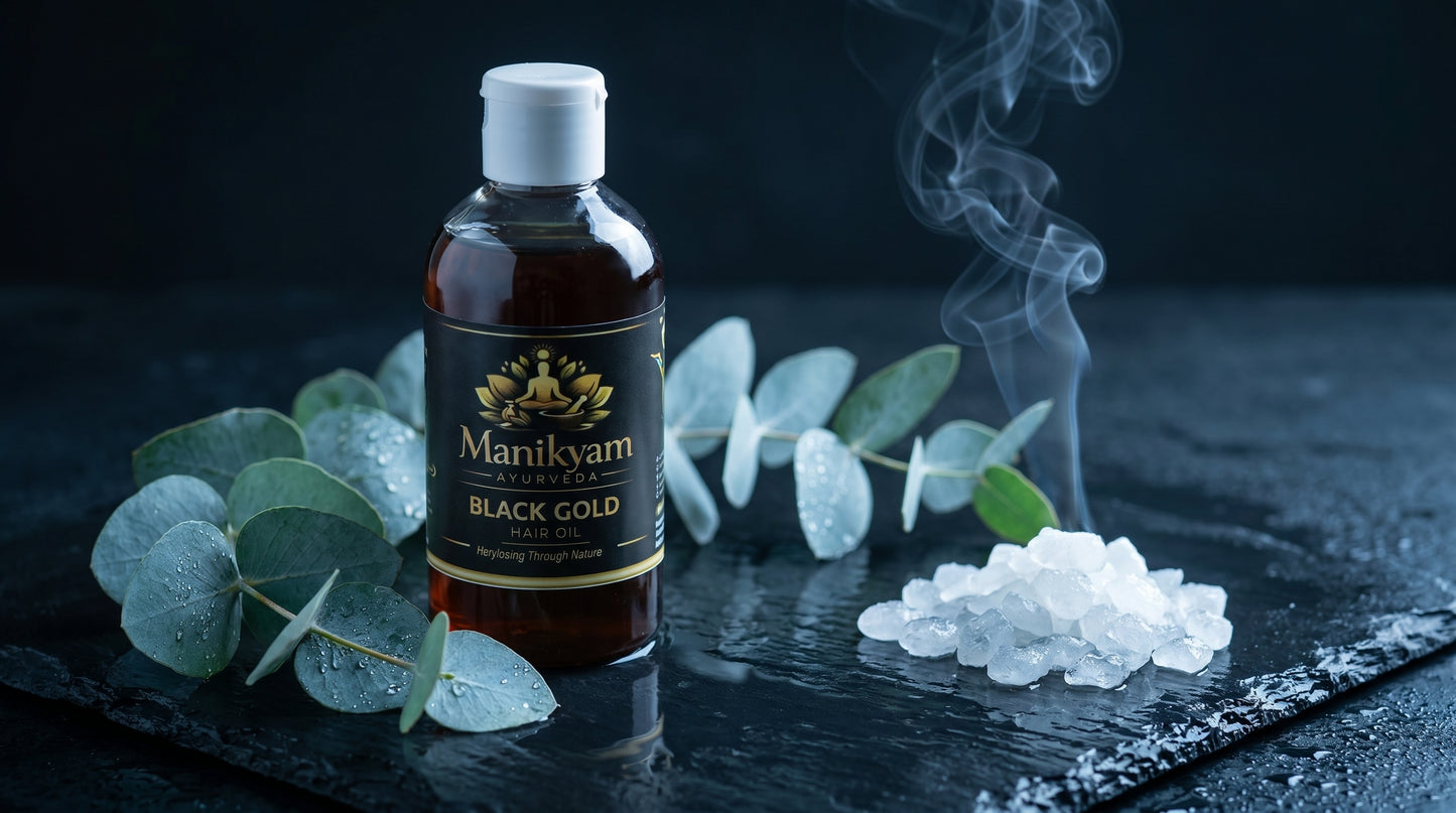 Black Gold Revitalizing Hair Oil – Natural Growth & Grey Reversion